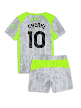 Billige Manchester City Rayan Cherki #10 Tredjedraktsett Barn 2025-26 Kortermet (+ Korte bukser)